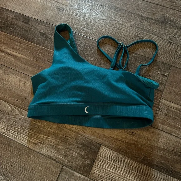 SOLD  Zyia Dark Emerald Vibrations Asym Light n Tight Bra - Picture 5 of 6